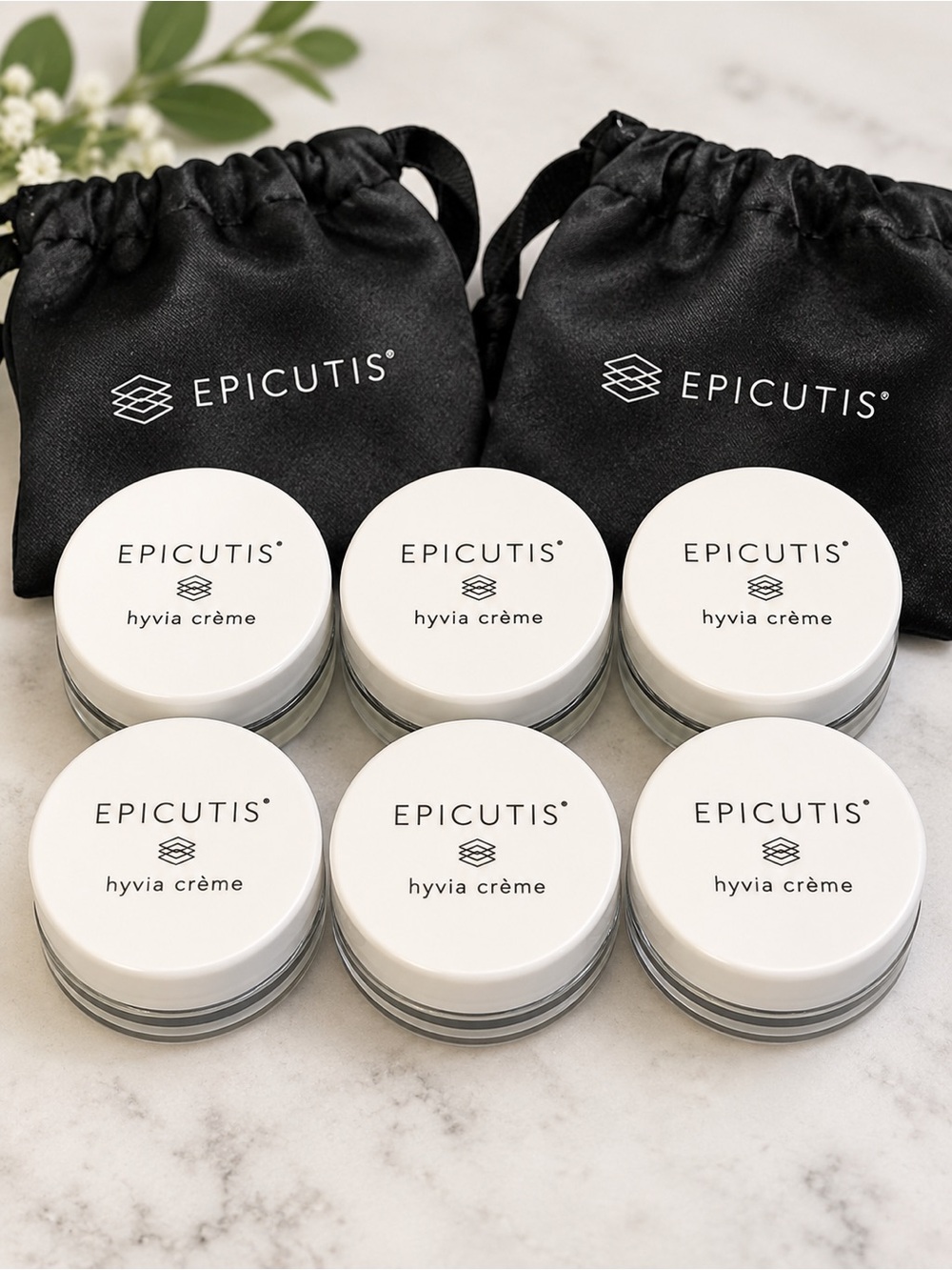 Epicutis HYVIA Crème Cream 5mL x 6 Travel Size New